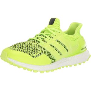 adidas Unisex-Adult Ultraboost Spikeless Golf Shoes(Lucid Lemon/Core Black)