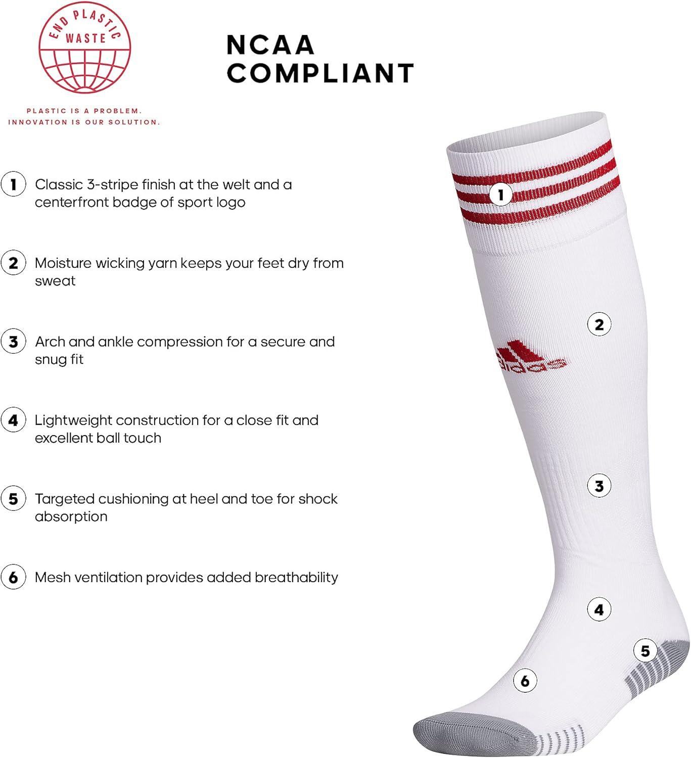 imageAdidas Copa Zone IV Cushion OTC SocksWhiteTeam Power Red