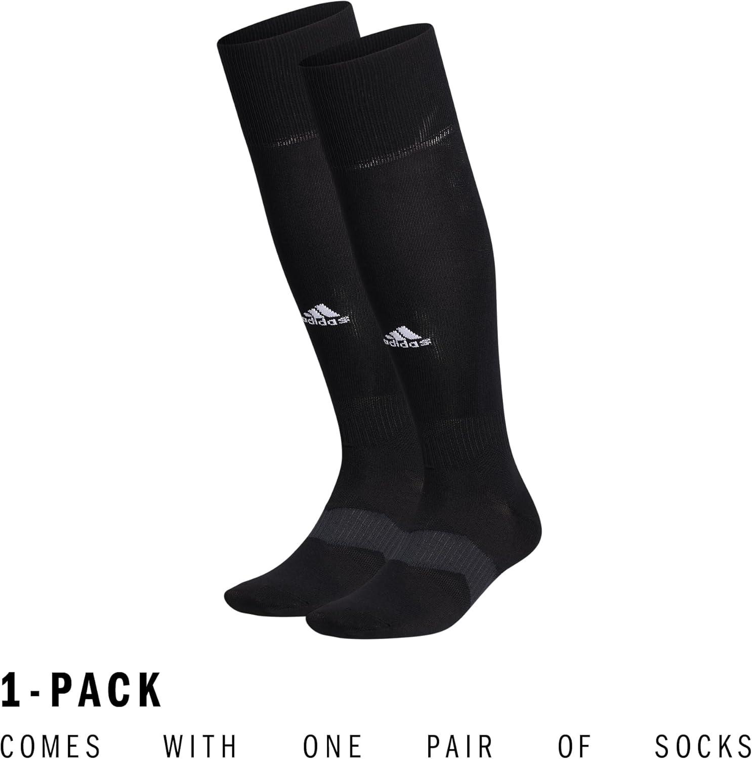 imageAdult Metro V Soccer Socks by adidasBlackNight GreyWhite5