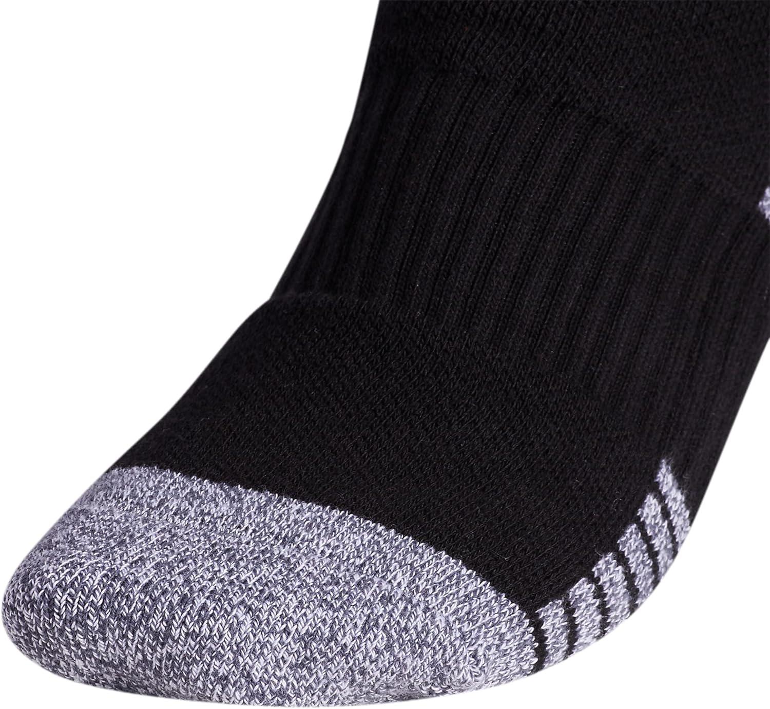 imageadidas 5Star Football Crew Socks for Mens and Womens Sports Soccer Volleyball 1PackBlackWhite