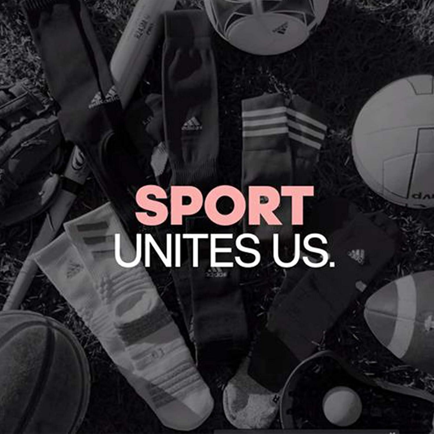 imageadidas 5Star Football Crew Socks for Mens and Womens Sports Soccer Volleyball 1PackBlackWhite