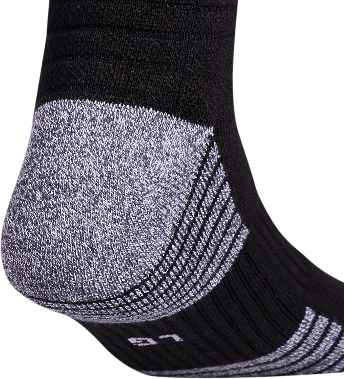 imageadidas 5Star Football Crew Socks for Mens and Womens Sports Soccer Volleyball 1PackBlackWhite