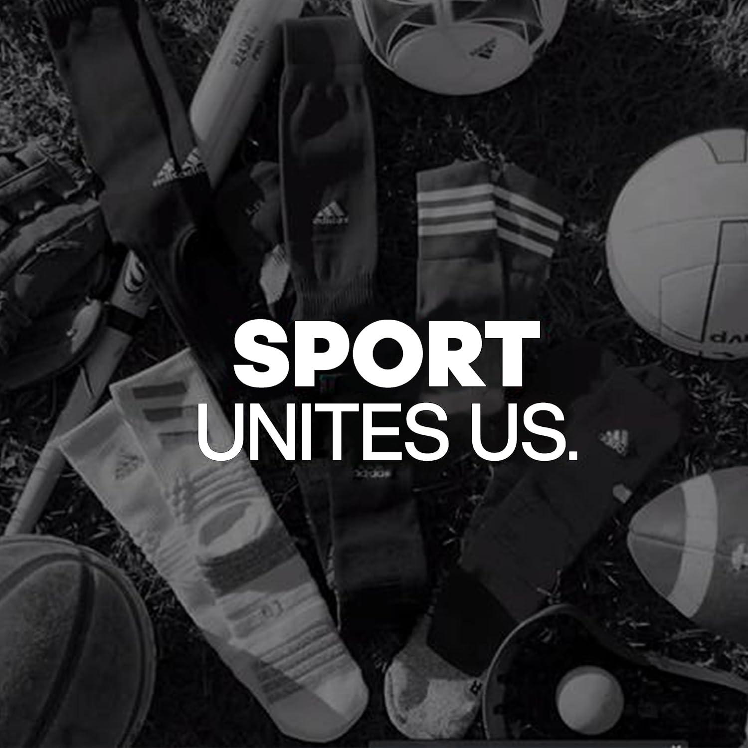 imageadidas 5Star Football Crew Socks for Mens and Womens Sports Soccer Volleyball 1PackBlackWhite20
