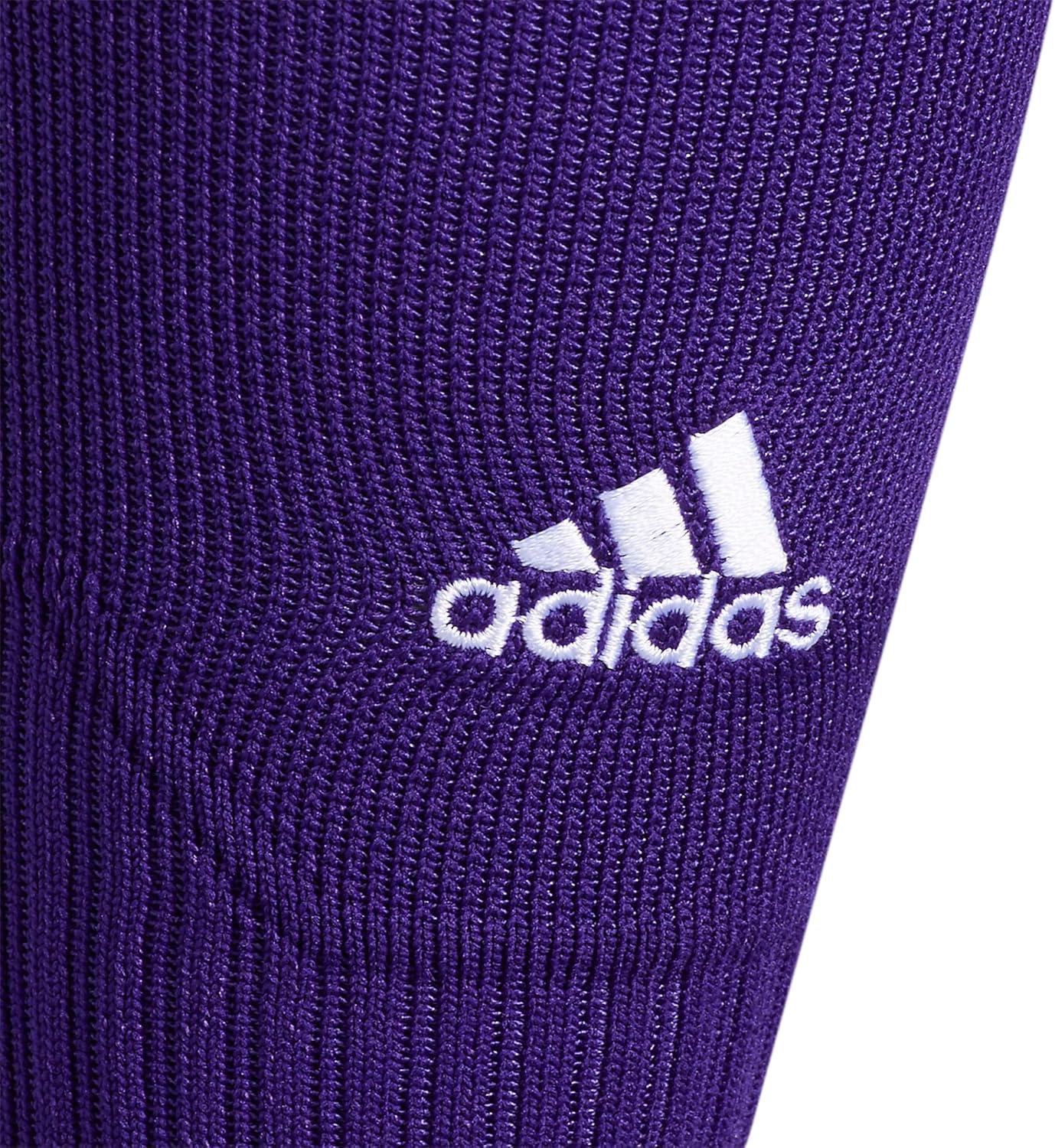 imageadidas 5Star Football Crew Socks for Mens and Womens Sports Soccer Volleyball 1PackCollegiate PurpleWhite