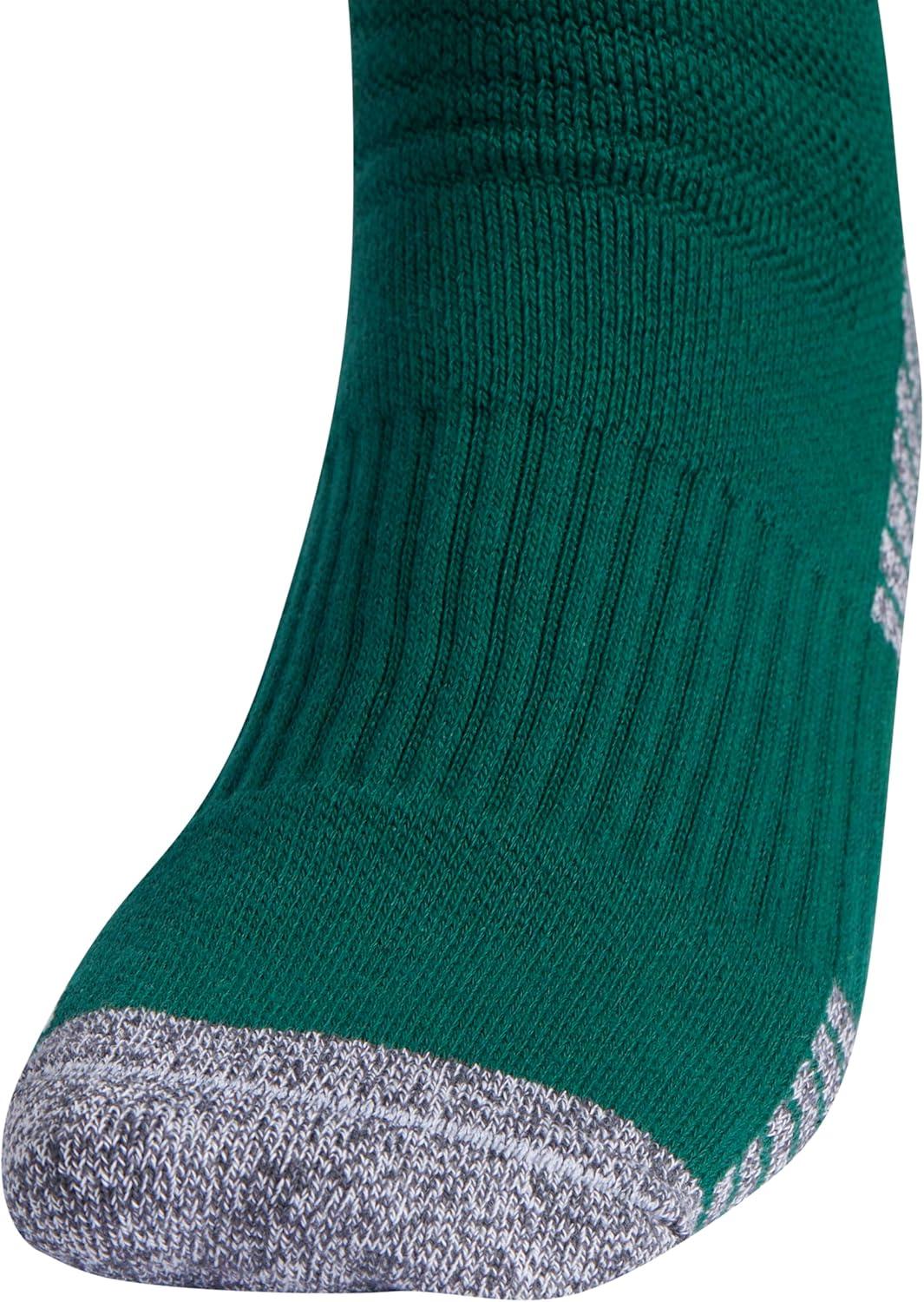 imageadidas 5Star Football Crew Socks for Mens and Womens Sports Soccer Volleyball 1PackDark GreenWhite20