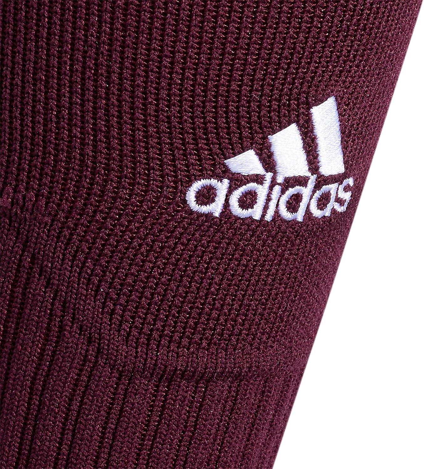 imageadidas 5Star Football Crew Socks for Mens and Womens Sports Soccer Volleyball 1PackMaroonWhite