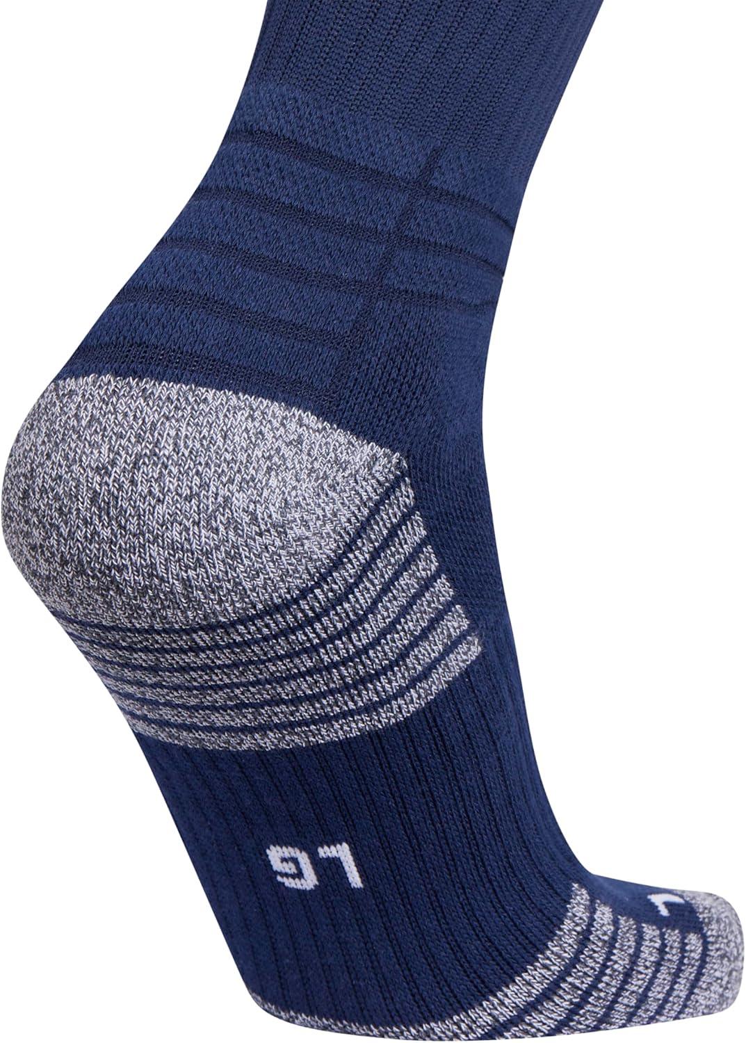 imageadidas 5Star Football Crew Socks for Mens and Womens Sports Soccer Volleyball 1PackNavy BlueWhite20