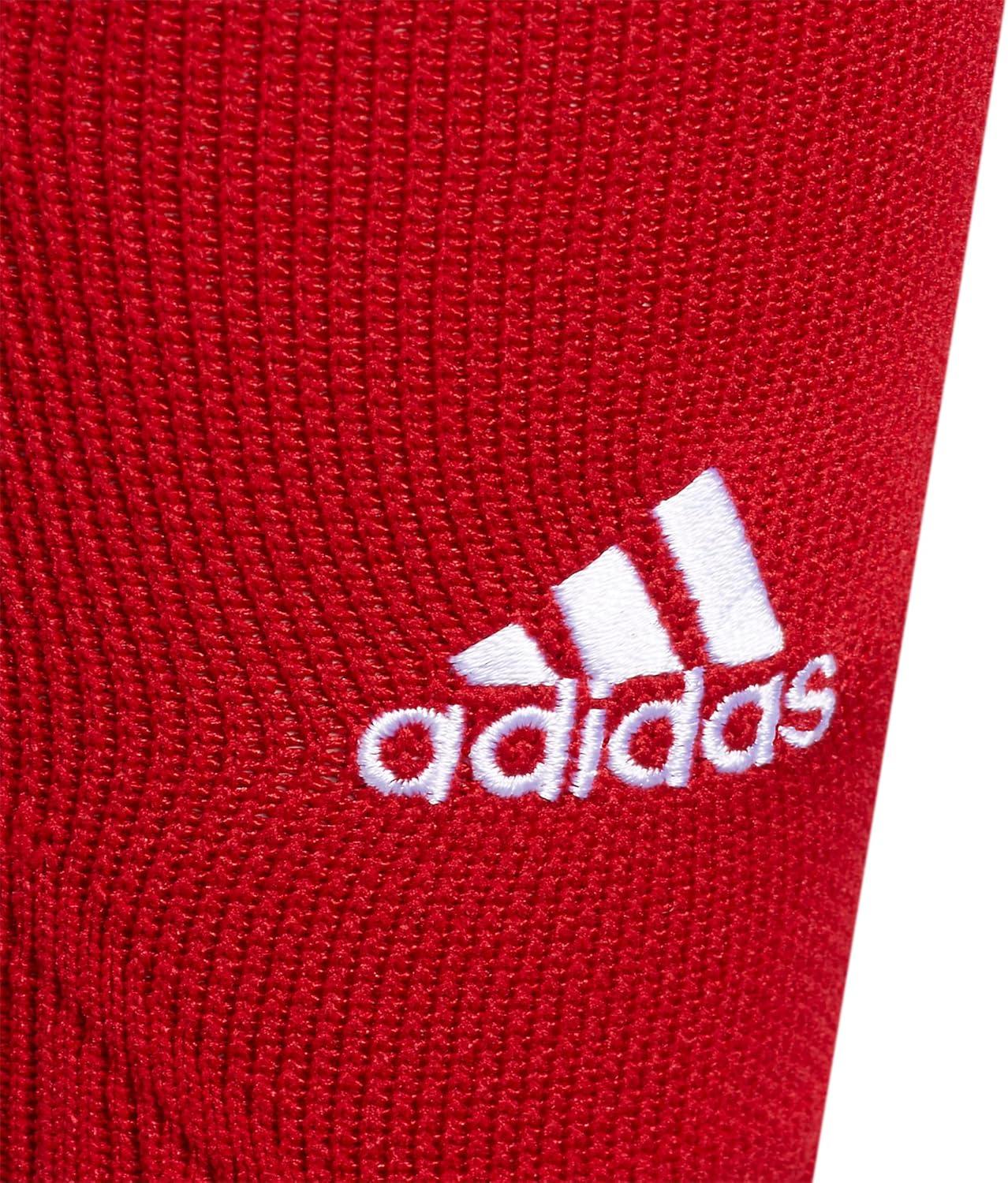 imageadidas 5Star Football Crew Socks for Mens and Womens Sports Soccer Volleyball 1PackPower RedWhite