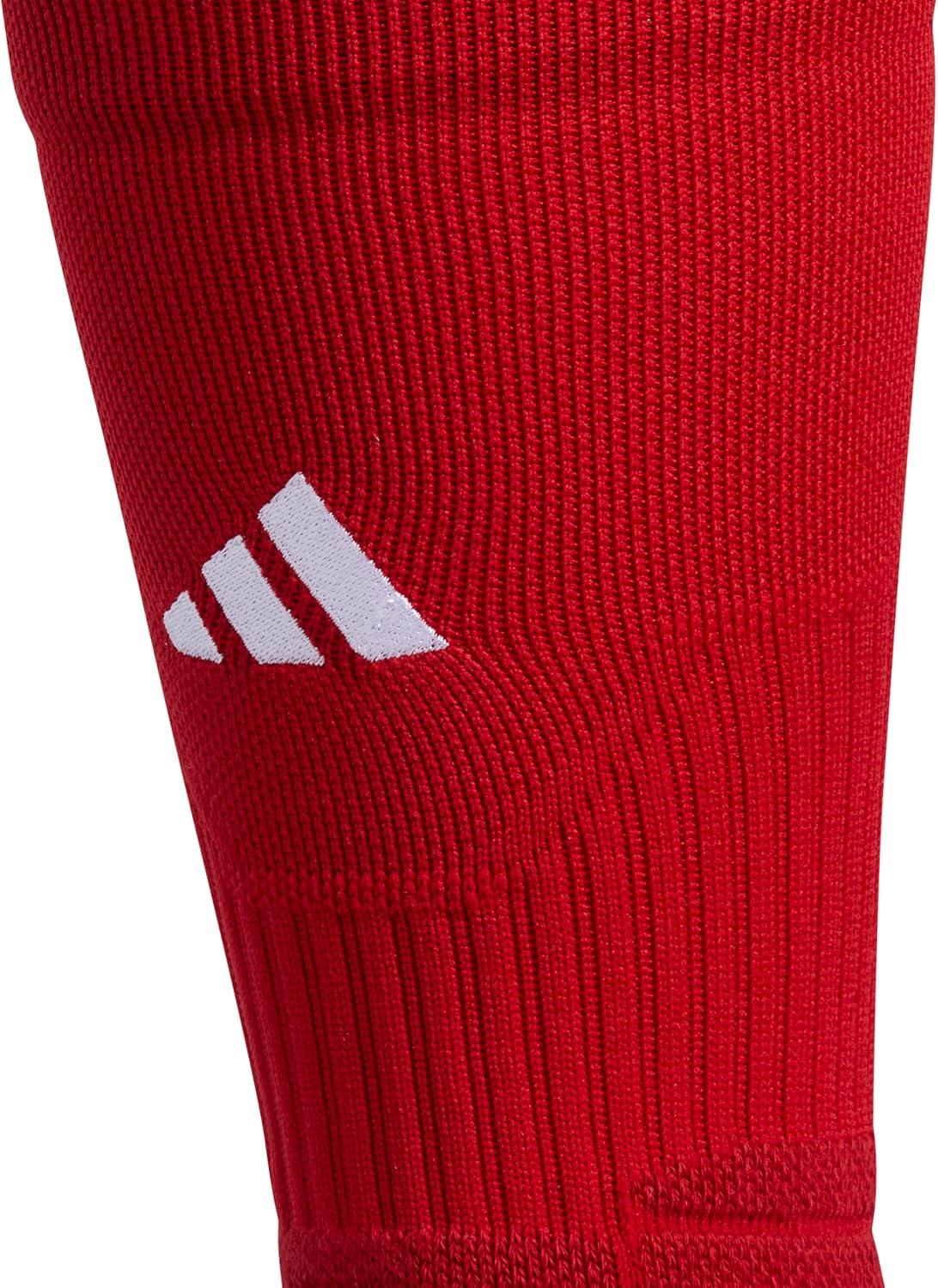 imageadidas 5Star Football Crew Socks for Mens and Womens Sports Soccer Volleyball 1PackPower RedWhite20