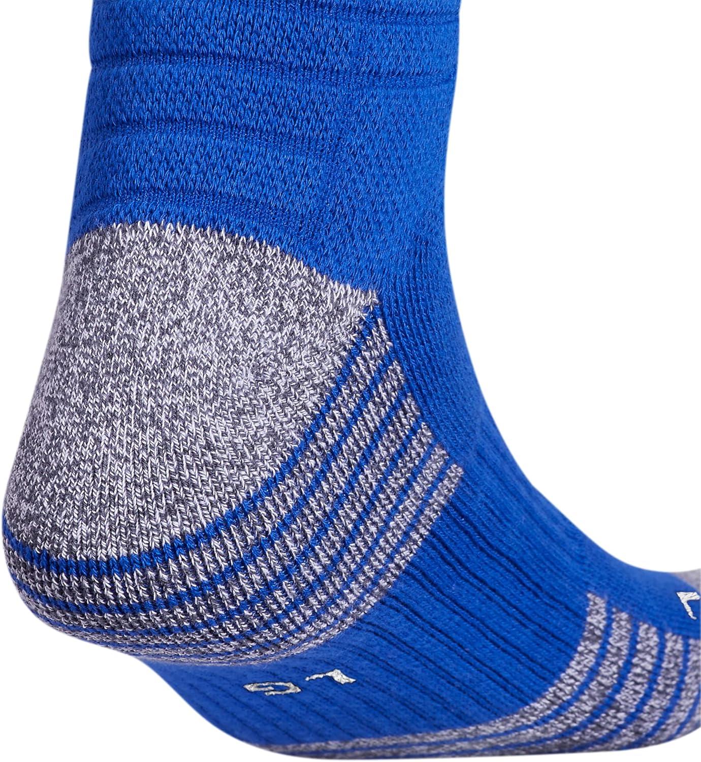 imageadidas 5Star Football Crew Socks for Mens and Womens Sports Soccer Volleyball 1PackRoyal BlueWhite