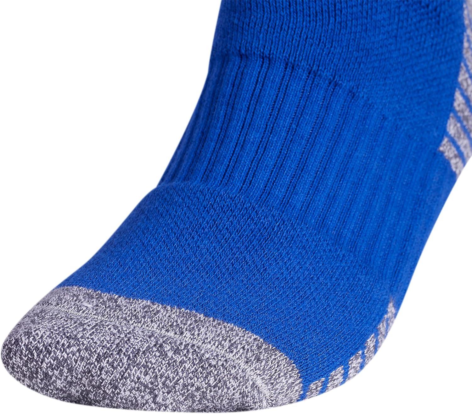 imageadidas 5Star Football Crew Socks for Mens and Womens Sports Soccer Volleyball 1PackRoyal BlueWhite