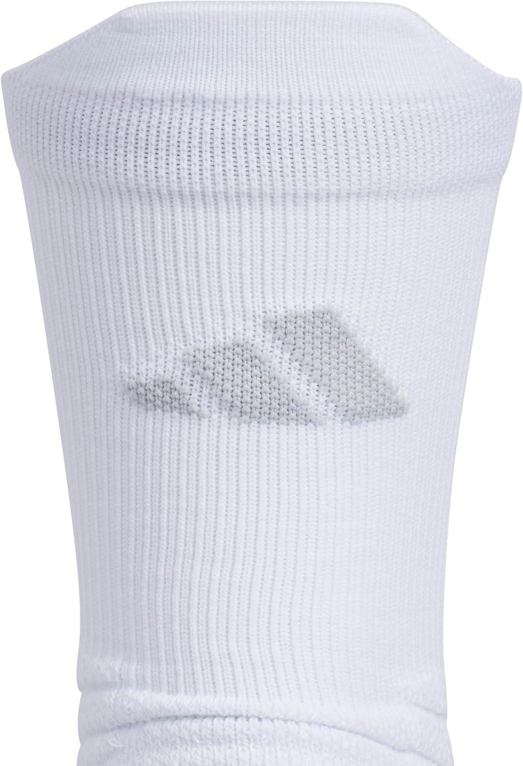 imageadidas 5Star Football Crew Socks for Mens and Womens Sports Soccer Volleyball 1PackTraxion20WhiteBlackClear Grey