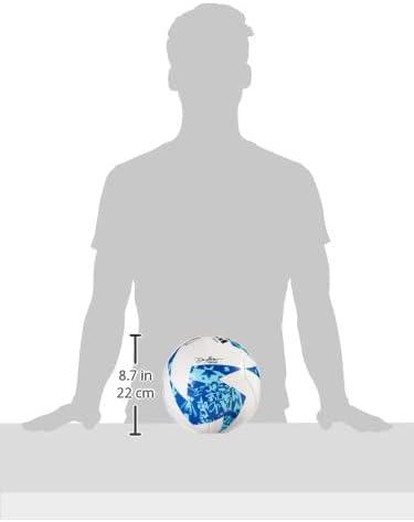 imageadidas MLS Club Soccer BallWhiteBlueBright Cyan