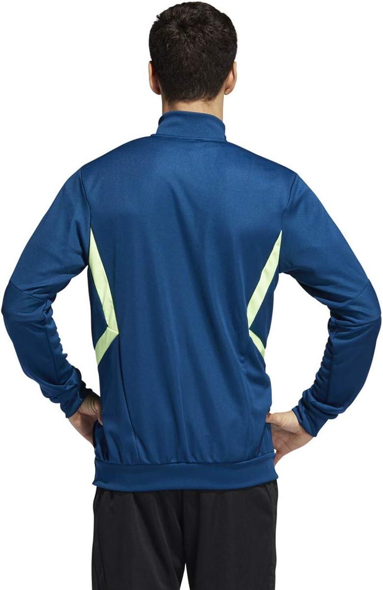 imageadidas Mens Alphaskin Tiro Training JacketLegend MarineHires Yellow