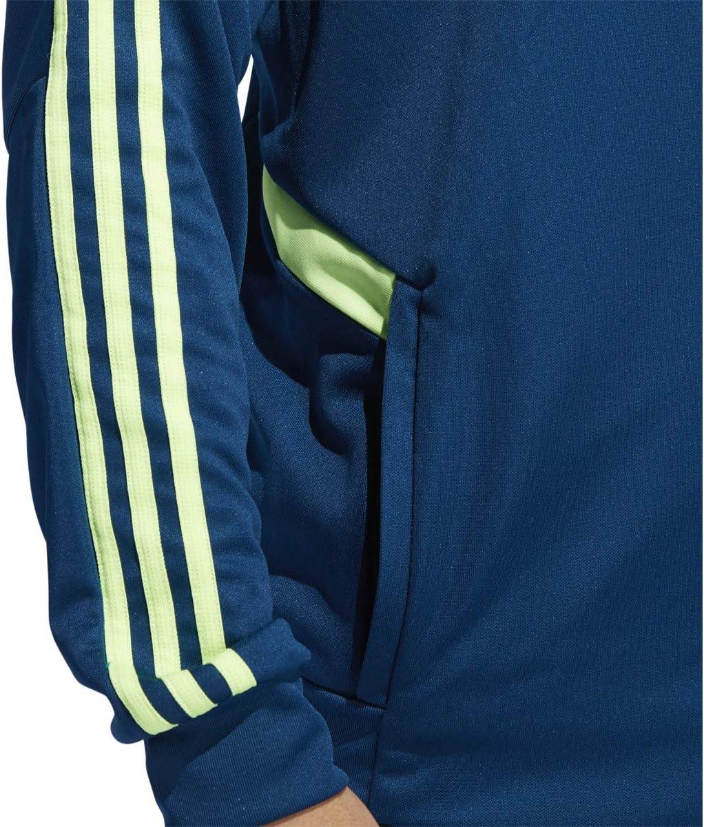 imageadidas Mens Alphaskin Tiro Training JacketLegend MarineHires Yellow