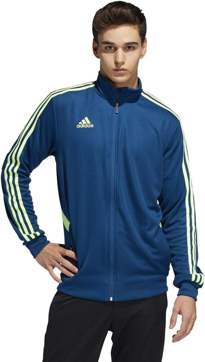 imageadidas Mens Alphaskin Tiro Training JacketLegend MarineHires Yellow