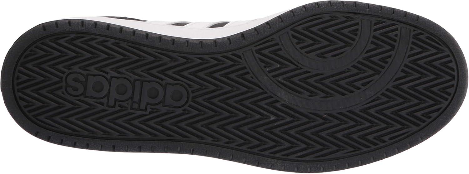 imageadidas Mens Hoops 20 Mid Basketball Shoe BlackWhiteWhite 10