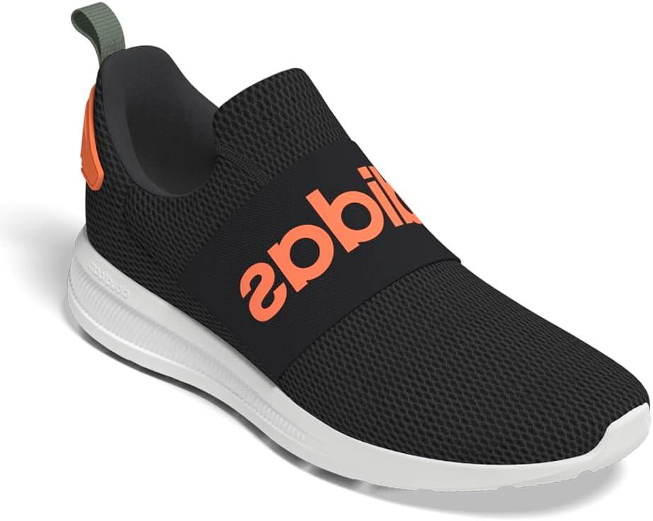 imageadidas Mens Lite Racer Adapt 40 Running ShoeCarbonCarbonScreaming Orange