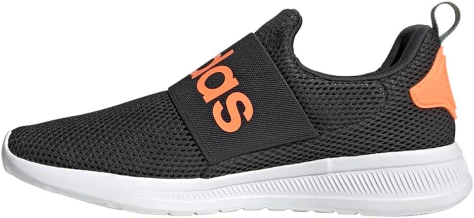 imageadidas Mens Lite Racer Adapt 40 Running ShoeCarbonCarbonScreaming Orange