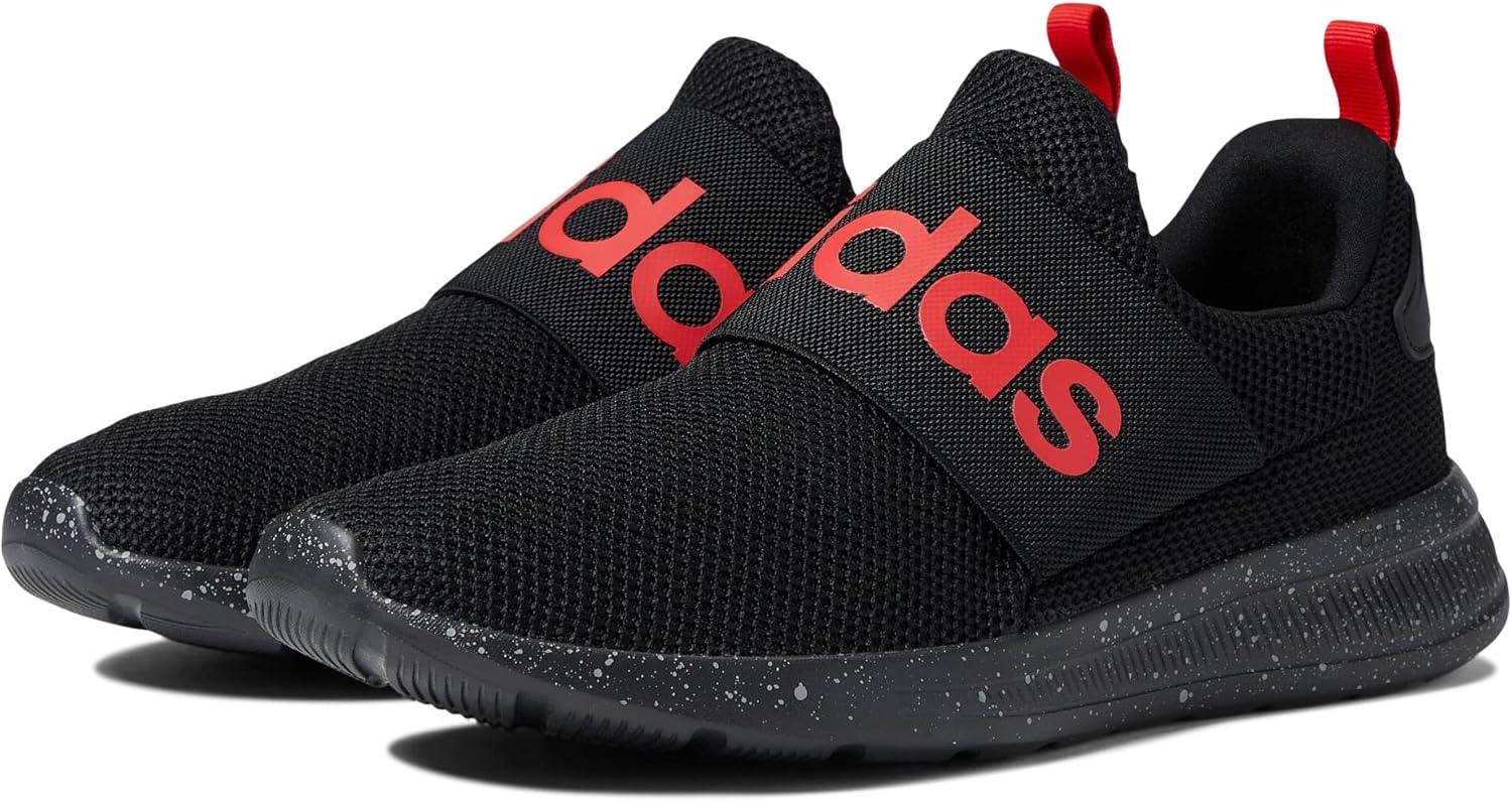 imageadidas Mens Lite Racer Adapt 40 Running ShoeCore BlackVivid RedCarbon