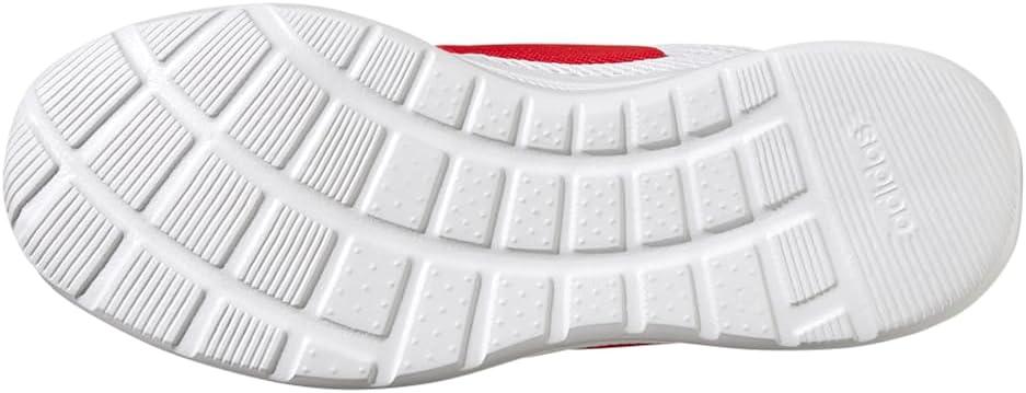 imageadidas Mens Lite Racer Adapt 40 Running ShoeWhiteVivid RedTeam Royal Blue