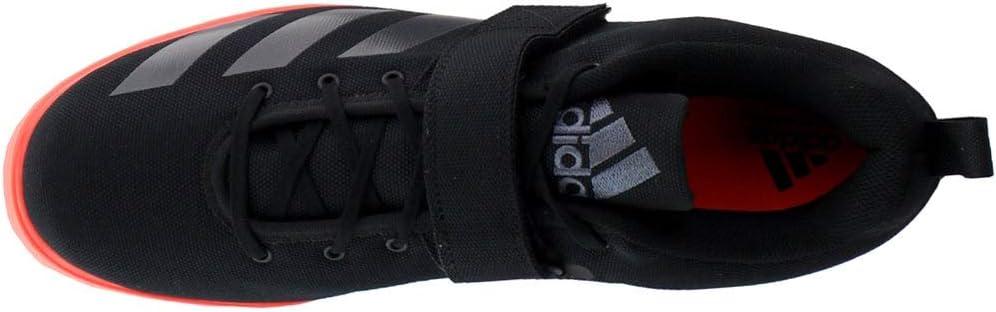 imageadidas Mens Powerlift 4 Weightlifting ShoeCore BlackNight MetSignal Coral