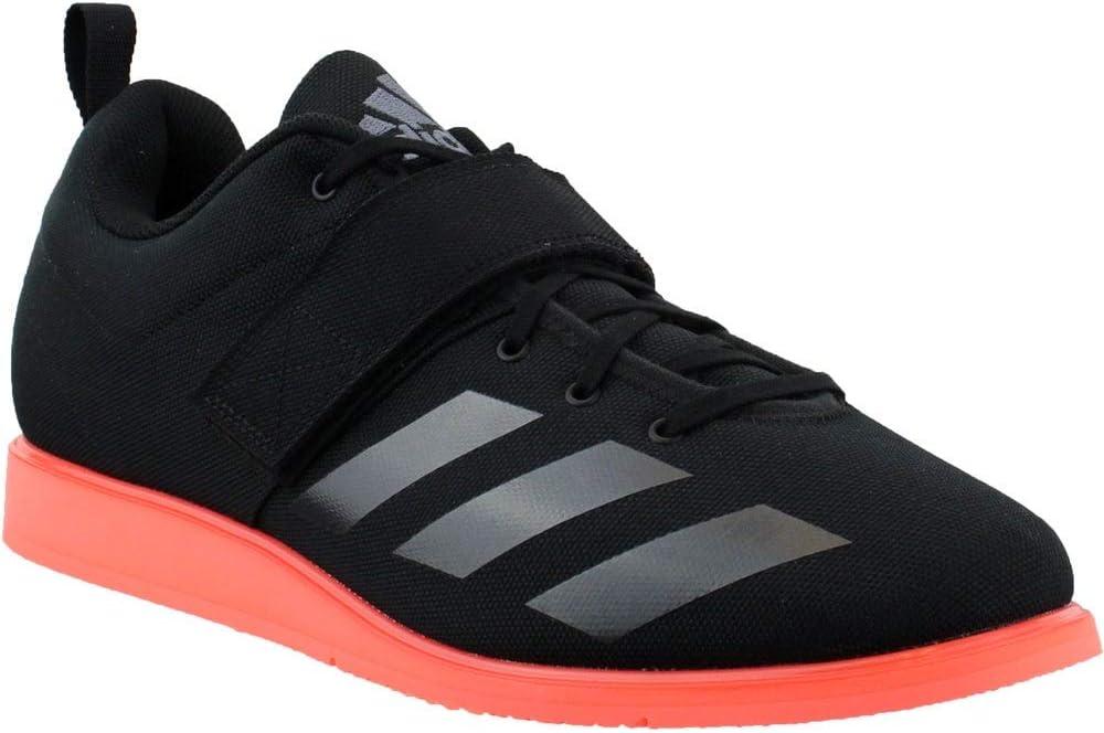 imageadidas Mens Powerlift 4 Weightlifting ShoeCore BlackNight MetSignal Coral