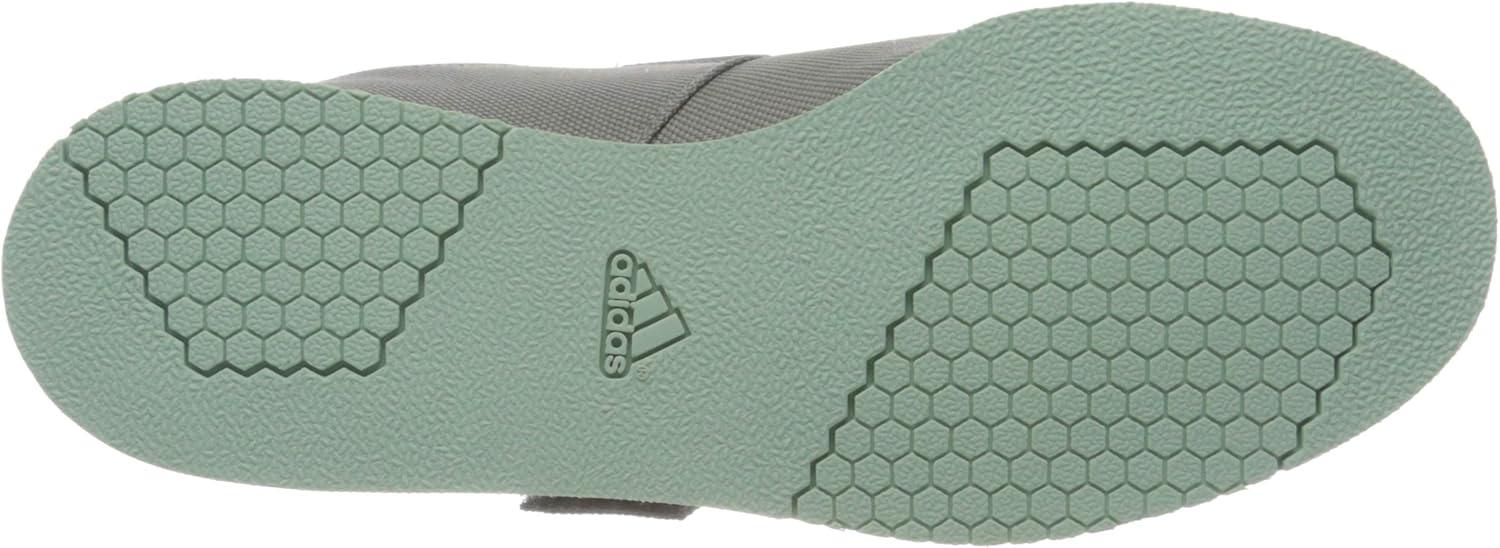 imageadidas Mens Powerlift 4 Weightlifting ShoeGrey Three F17 Core Black Green Tint