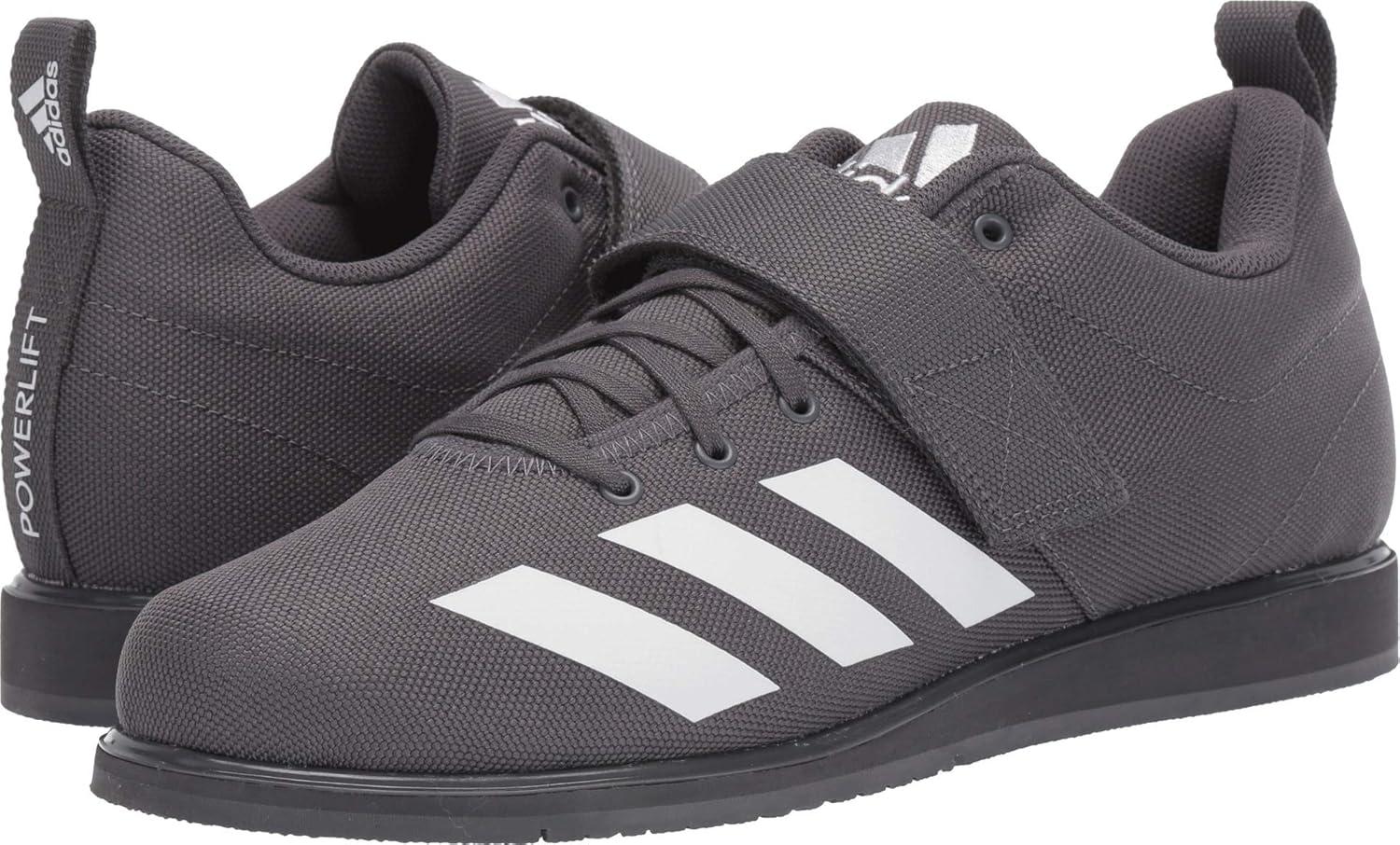 imageadidas Mens Powerlift 4 Weightlifting ShoeGreyWhiteGrey