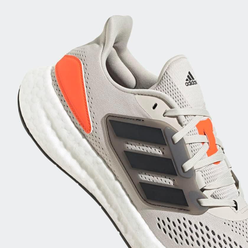 imageadidas Mens Pureboost 22 ShoesAluminiumCore BlackImpact Orange