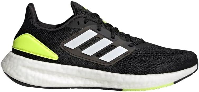imageadidas Mens Pureboost 22 ShoesBlackWhiteSolar Yellow