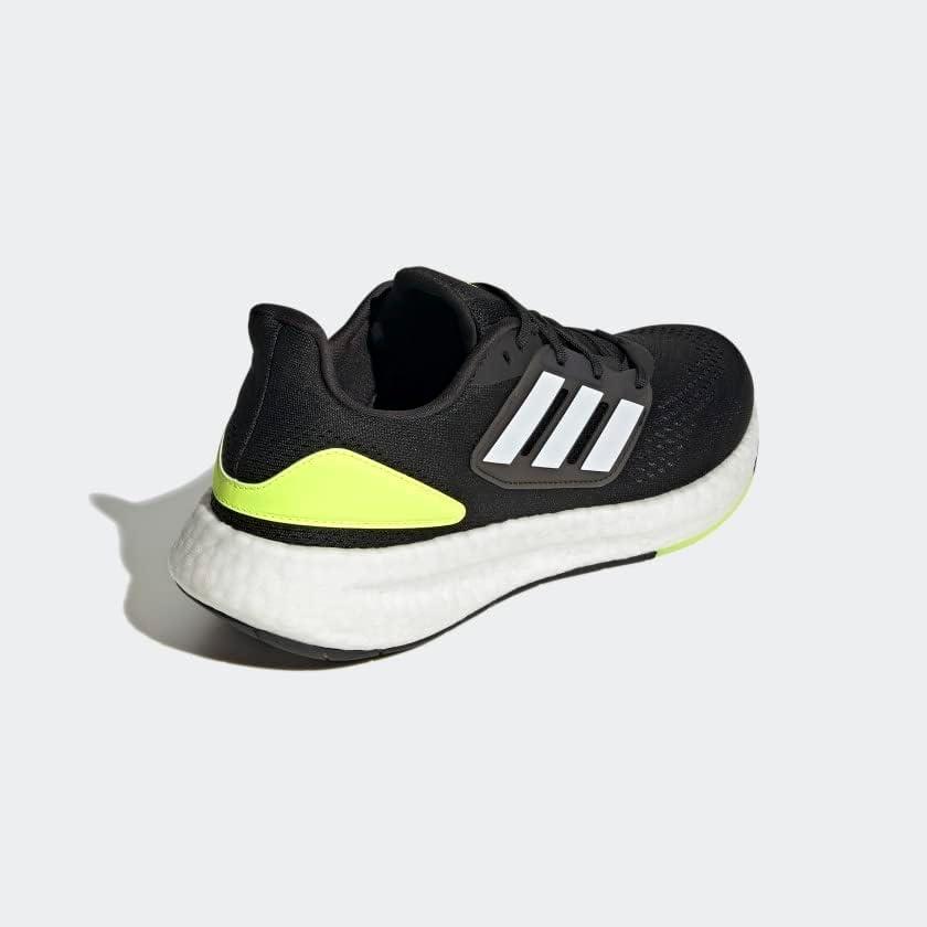 imageadidas Mens Pureboost 22 ShoesBlackWhiteSolar Yellow