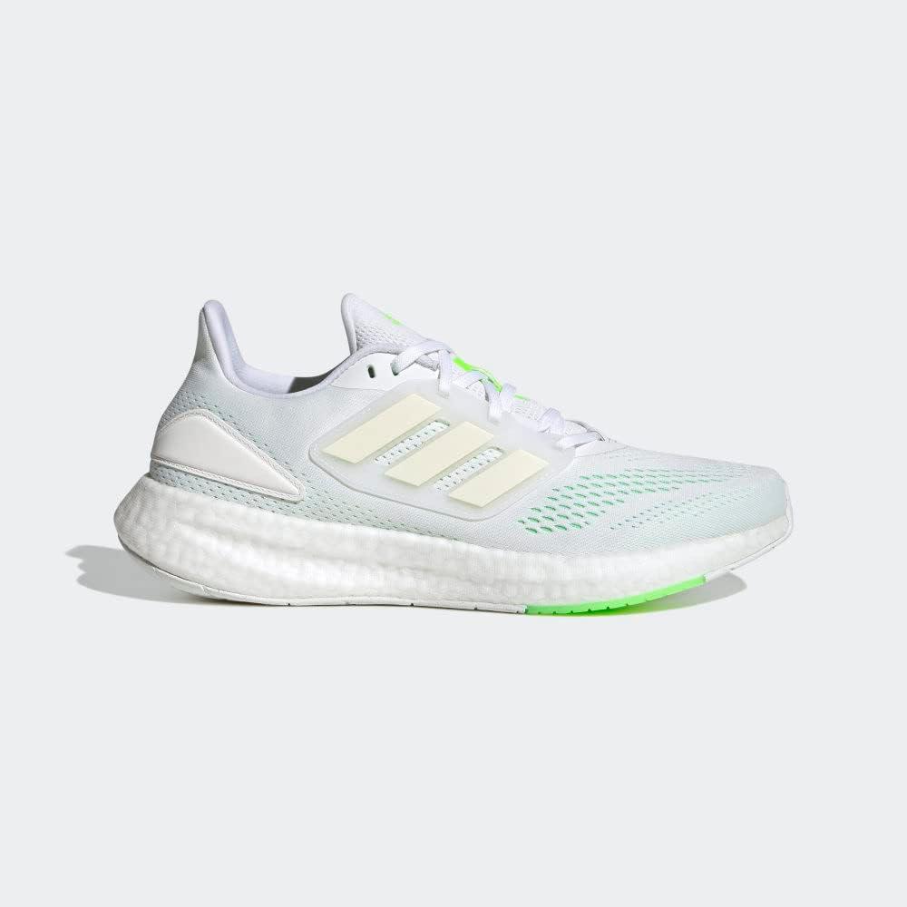 imageadidas Mens Pureboost 22 ShoesFtwr WhiteCloud WhiteBeam Green