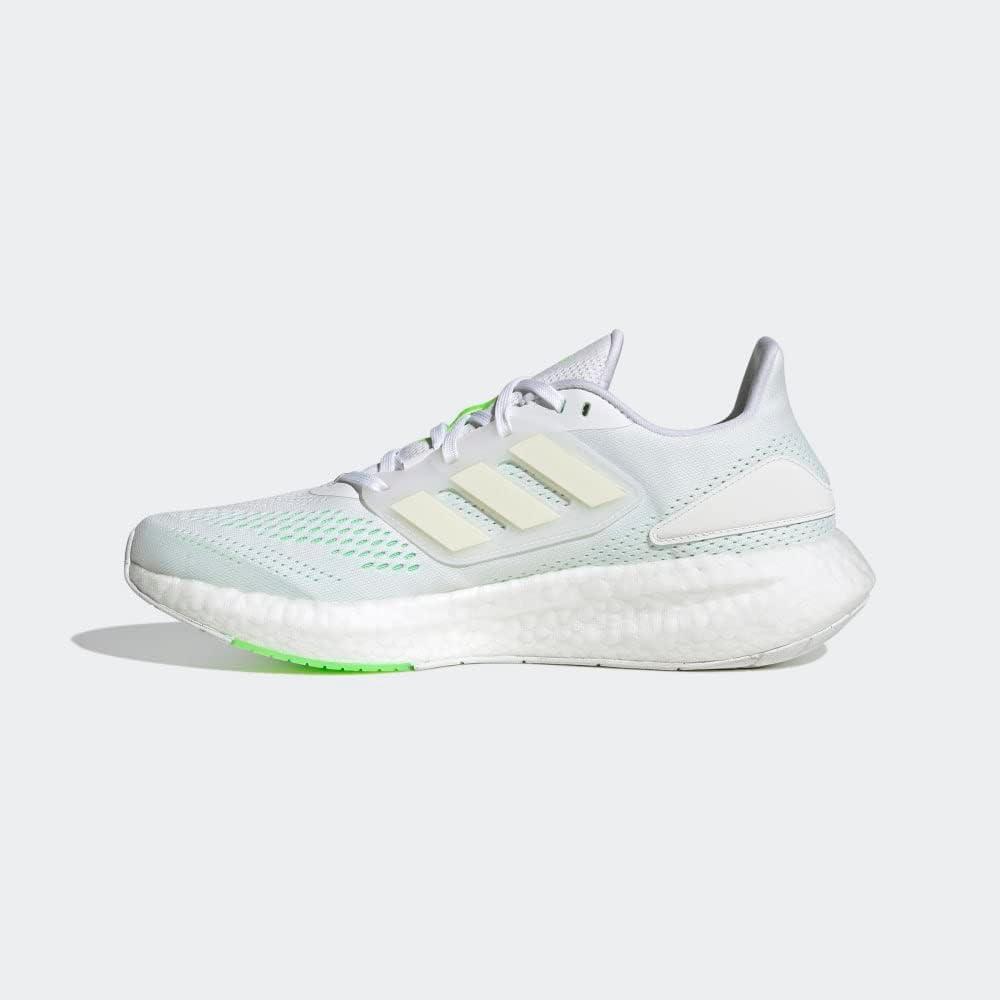 imageadidas Mens Pureboost 22 ShoesFtwr WhiteCloud WhiteBeam Green