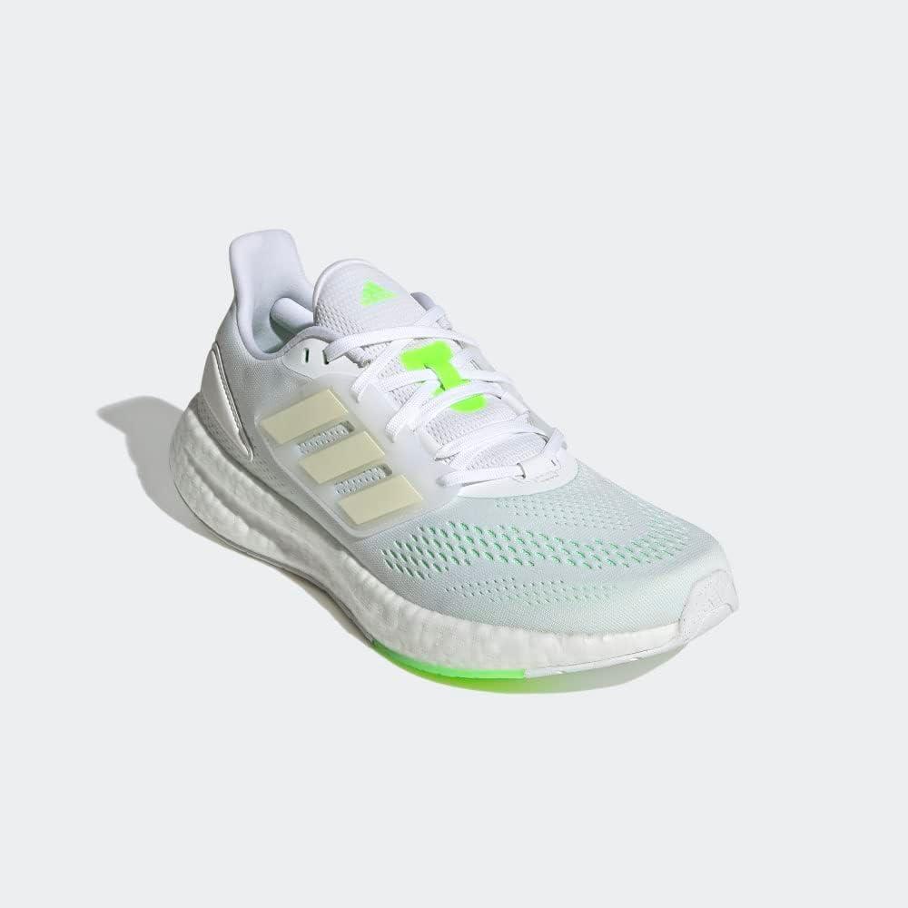 imageadidas Mens Pureboost 22 ShoesFtwr WhiteCloud WhiteBeam Green