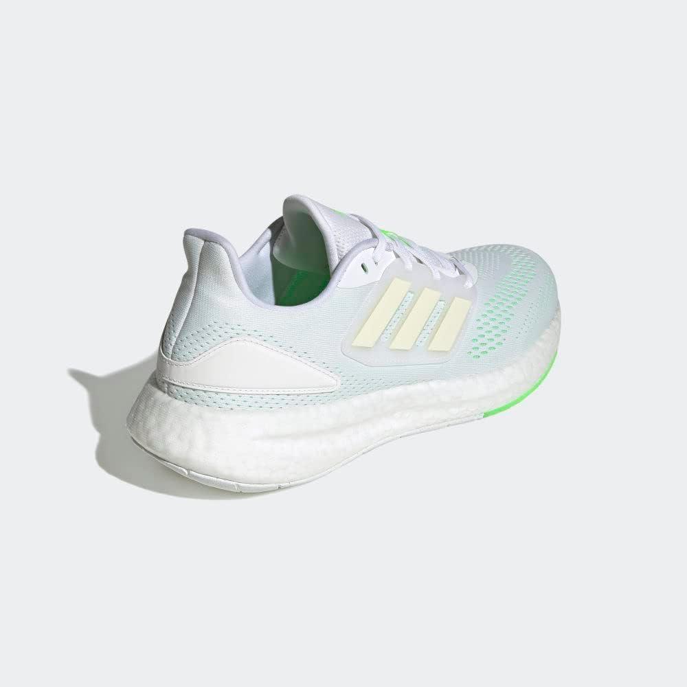 imageadidas Mens Pureboost 22 ShoesFtwr WhiteCloud WhiteBeam Green