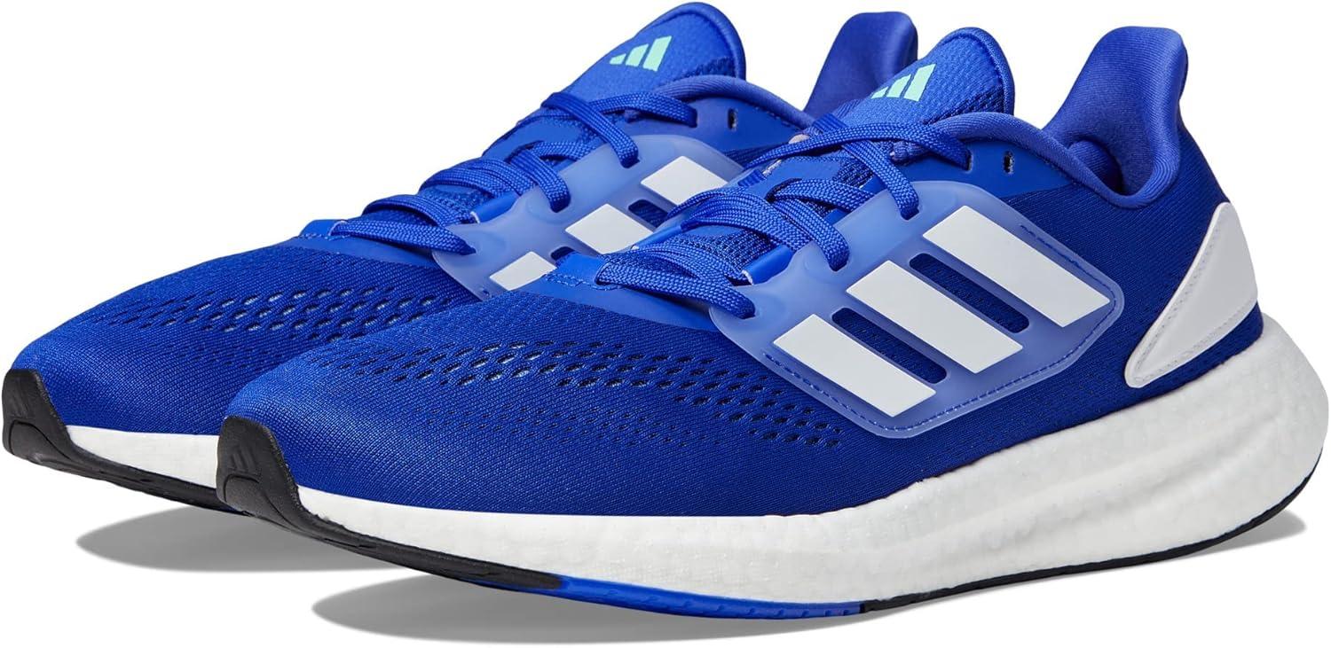 imageadidas Mens Pureboost 22 ShoesLucid BlueWhitePulse Mint