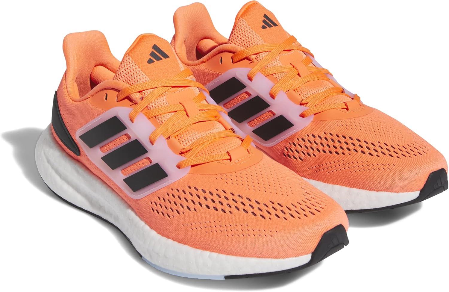 imageadidas Mens Pureboost 22 ShoesSolar Red Carbon Cloud White