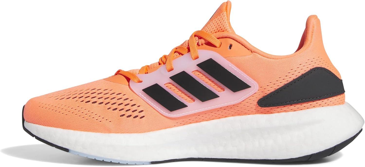 imageadidas Mens Pureboost 22 ShoesSolar Red Carbon Cloud White