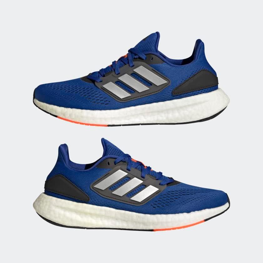 imageadidas Mens Pureboost 22 ShoesTeam Royal BlueMatte SilverBlack