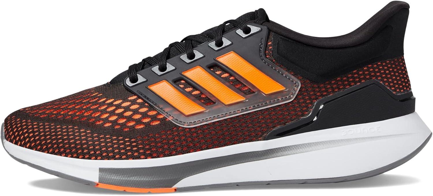 imageadidas Mens Pureboost ZG M ShoesBlackSolar OrangeIron Metallic