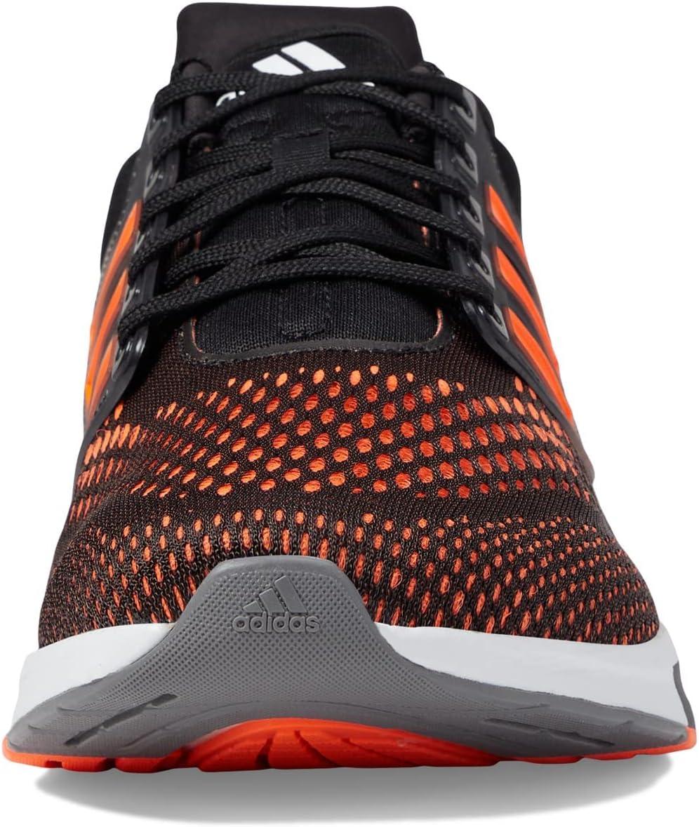 imageadidas Mens Pureboost ZG M ShoesBlackSolar OrangeIron Metallic