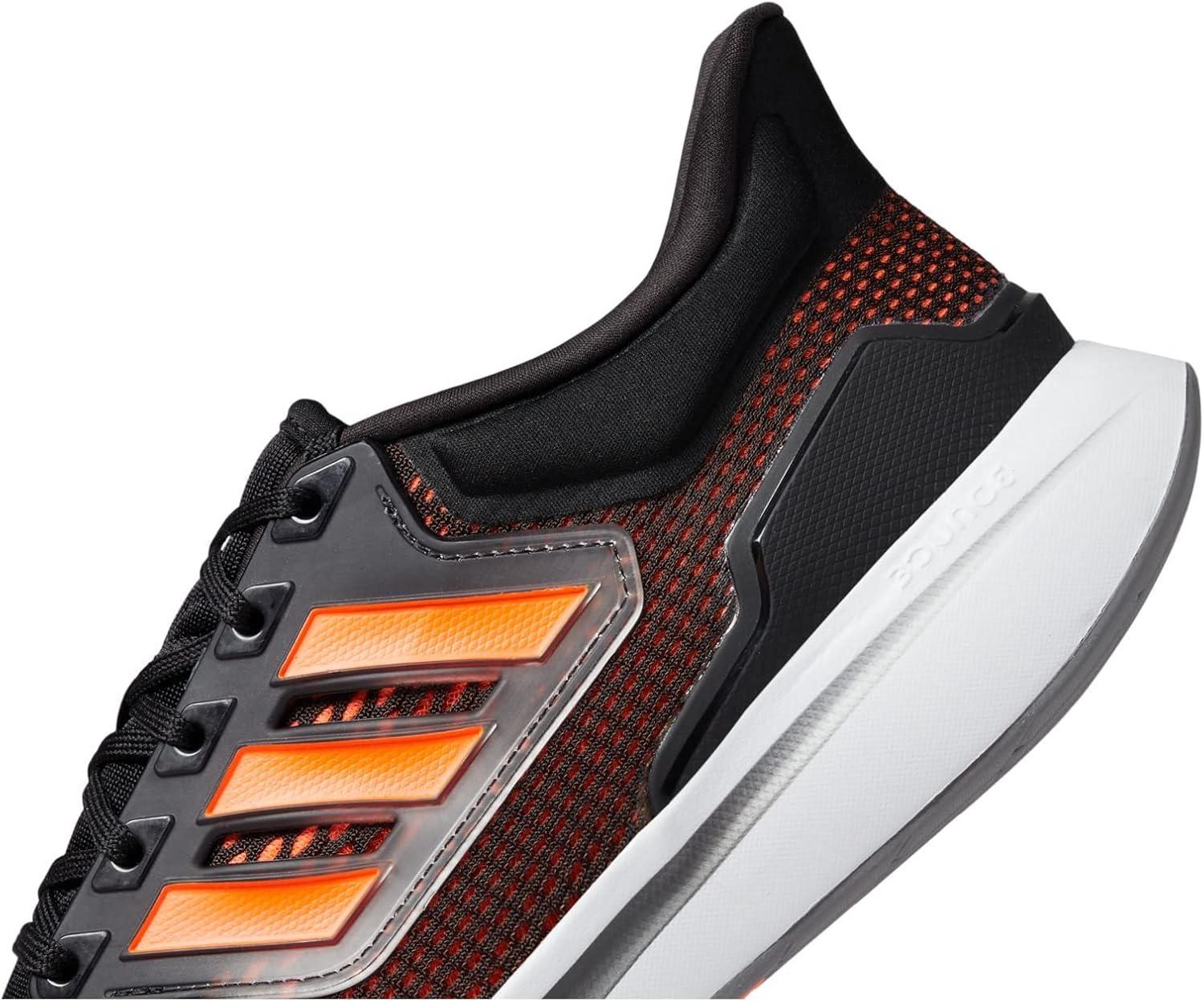 imageadidas Mens Pureboost ZG M ShoesBlackSolar OrangeIron Metallic