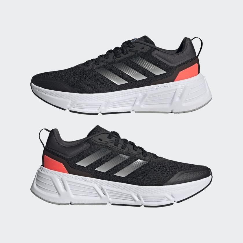imageadidas Mens Questar Running ShoeCore BlackCarbonMatte Silver