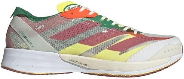 imageadidas Mens Questar Running ShoeWonder RedBeam YellowBold Green Hq1069