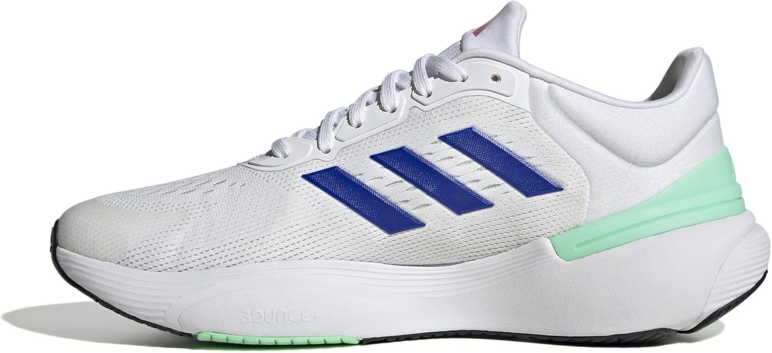 imageadidas Mens Response Super 30Running ShoeCloud White Lucid Blue Lucid Fuchsia