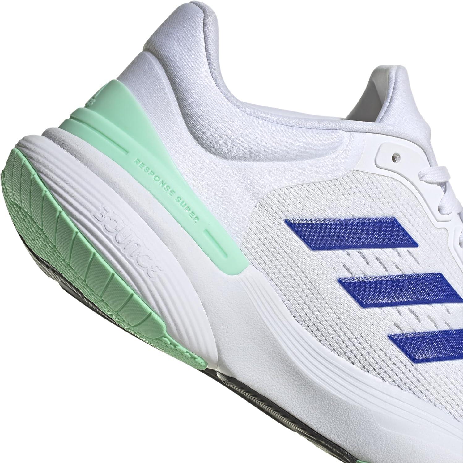 imageadidas Mens Response Super 30Running ShoeCloud White Lucid Blue Lucid Fuchsia