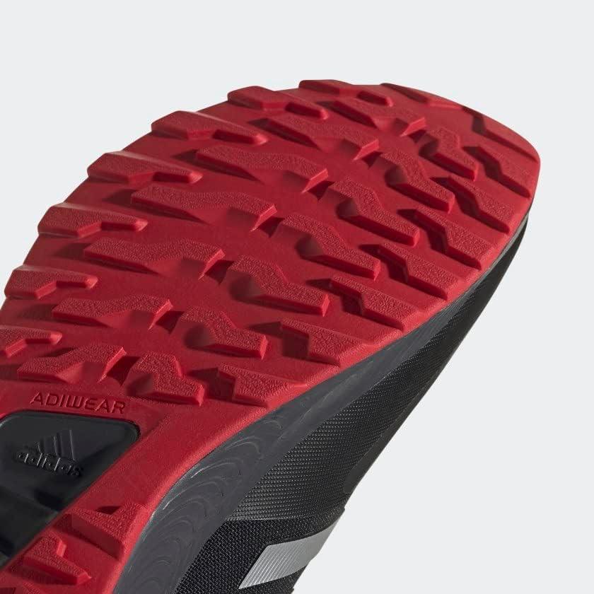 imageadidas Mens Runfalcon 20 Running ShoeBlackSilver MetallicGrey