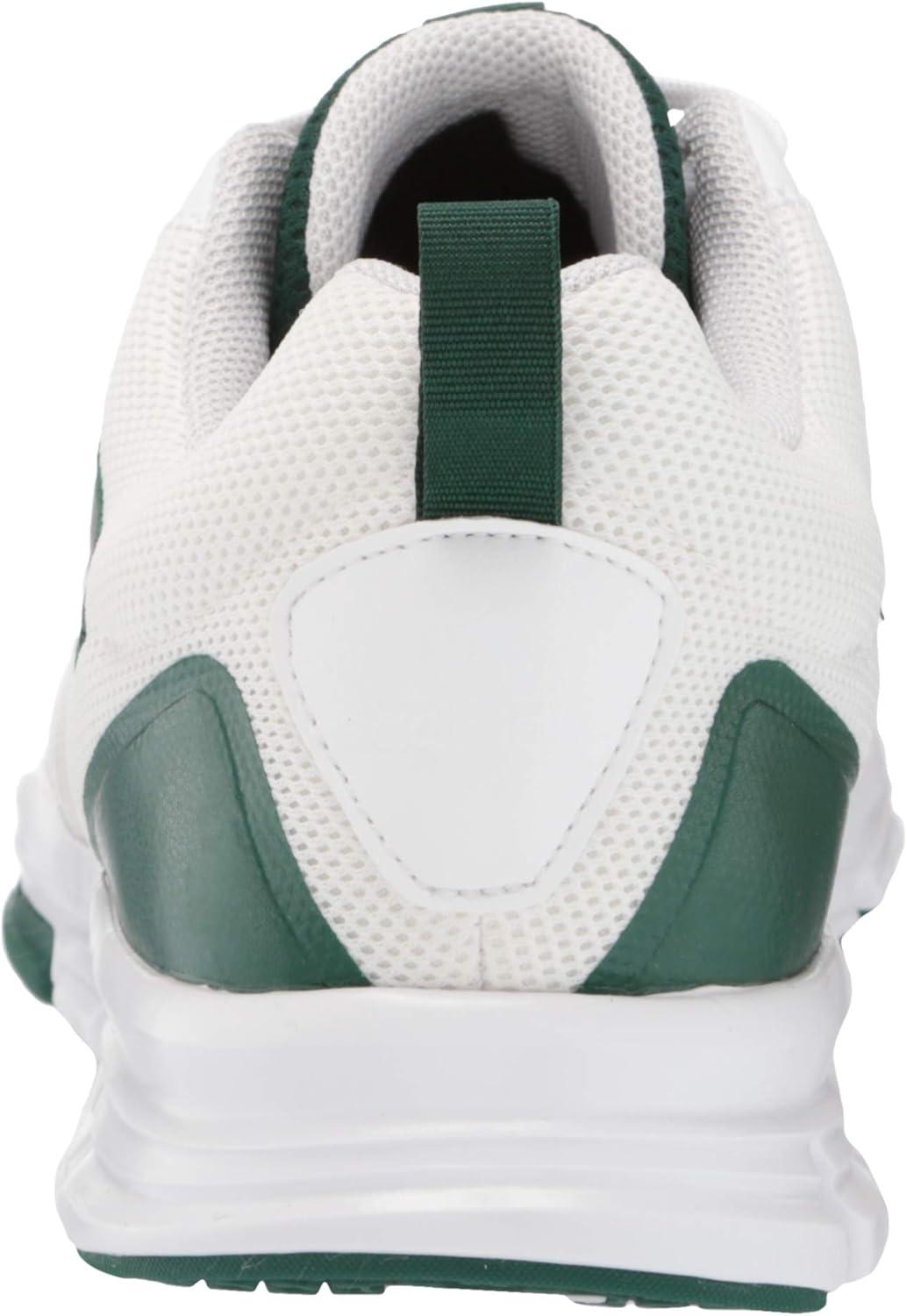 imageadidas Mens Speed Trainer 5 Baseball ShoeWhiteSilver MetallicTeam Dark Green