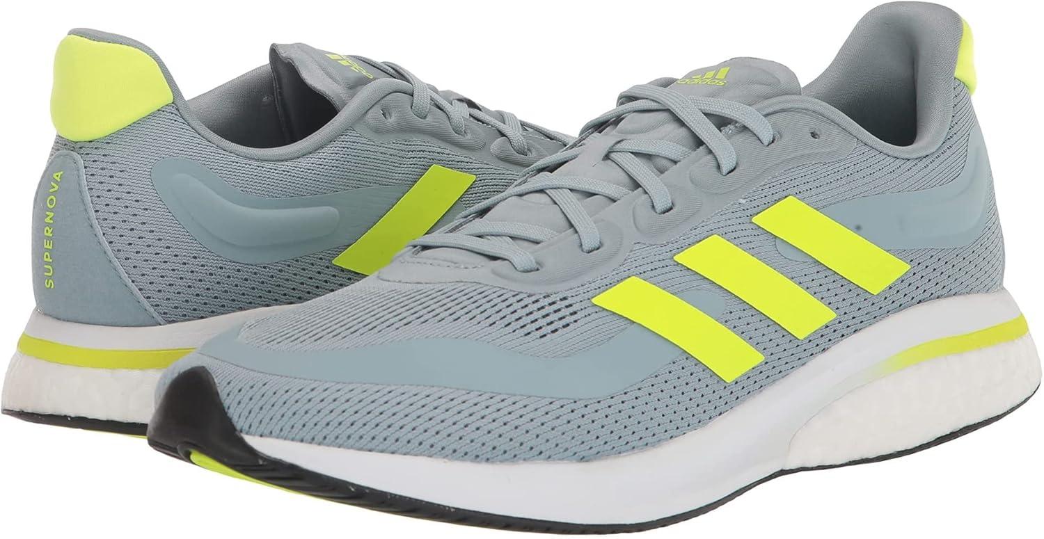 imageadidas Mens Supernova ShoesMagic GreySolar YellowBlack